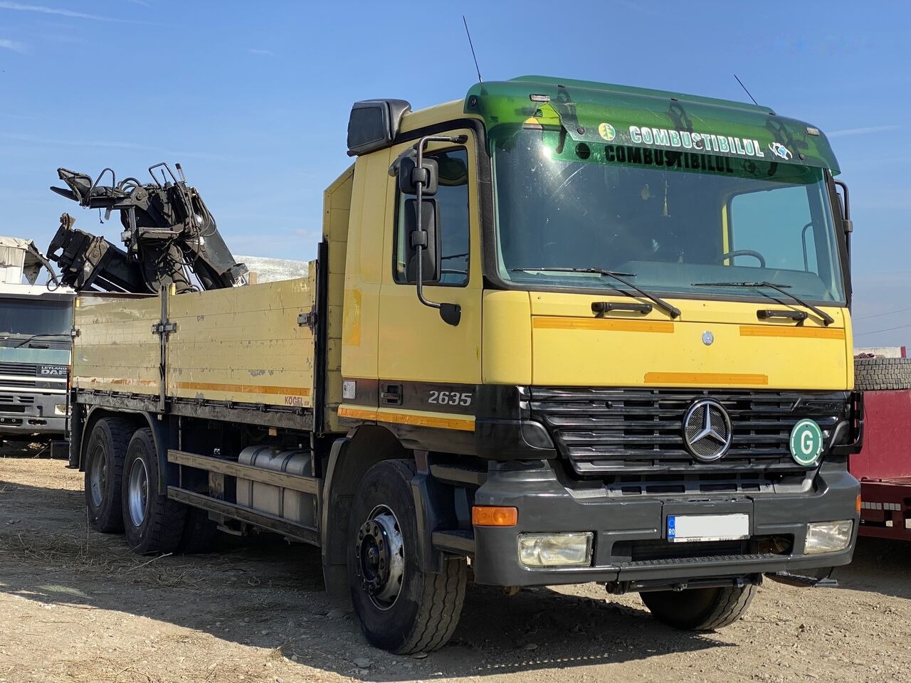 Mercedes-Benz Actros MP1 - Dropside/ Flatbed truck, Crane truck: picture 1 Mercedes-Benz Actros MP1 - Dropside/ Flatbed truck, Crane truck: picture 1