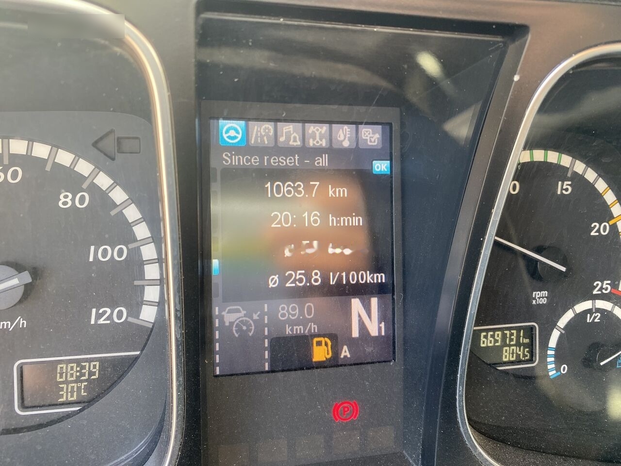 Tractor unit Mercedes-Benz ACTROS 1843 4x2 MP4 STANDARD / 650 km / 24% consumption / TOPPP: picture 10