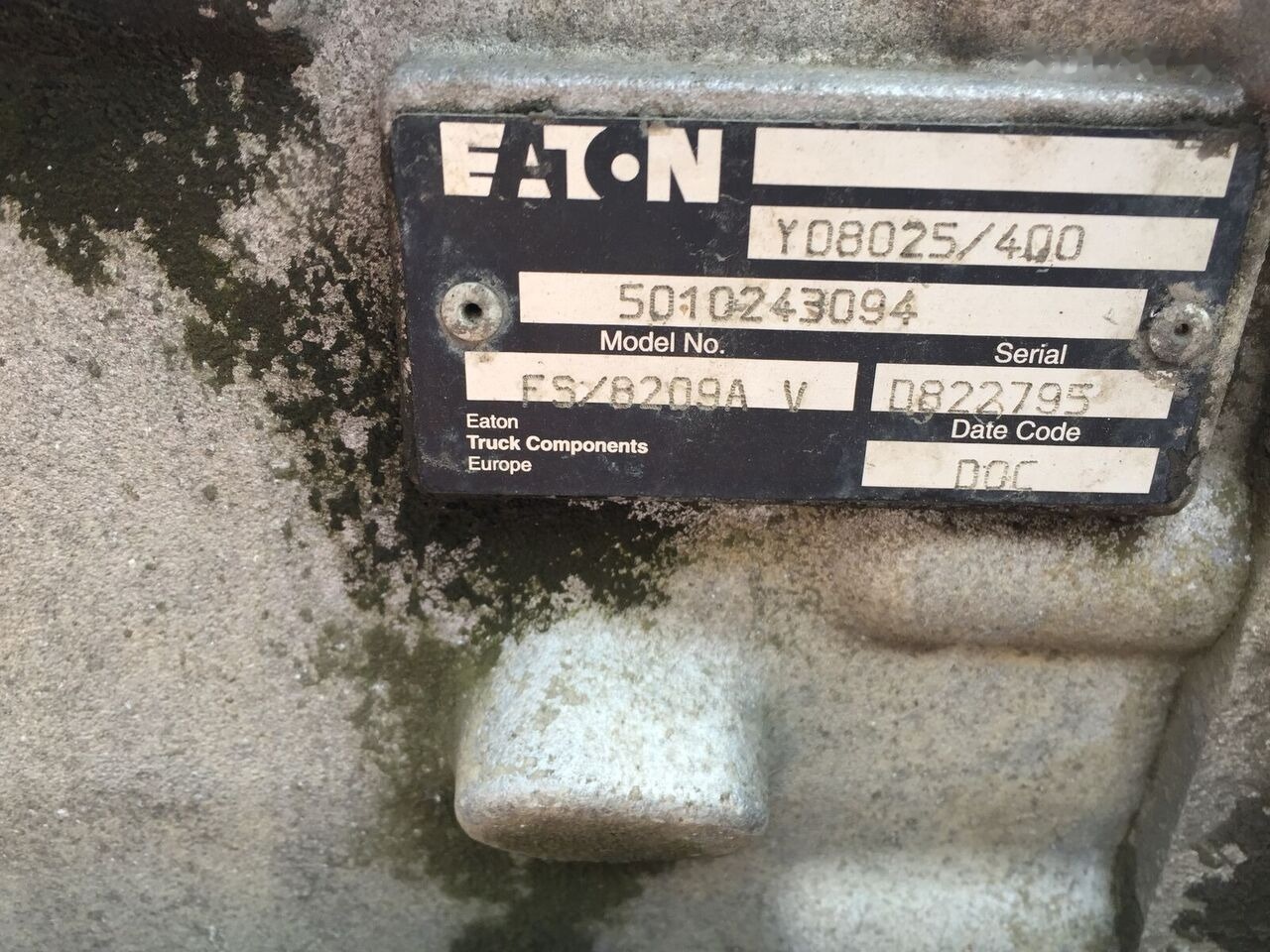Eaton FS/8209A Y08025/400 truck - Gearbox for Truck: picture 1 Eaton FS/8209A Y08025/400 truck - Gearbox for Truck: picture 1