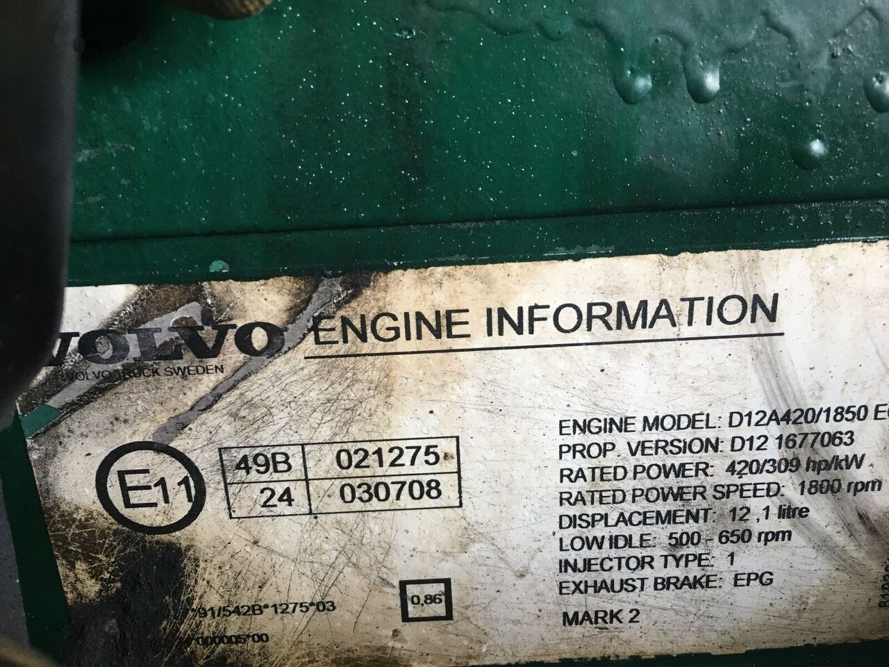 Volvo D12A Volvo - Engine for Bus: picture 4 Volvo D12A Volvo - Engine for Bus: picture 4