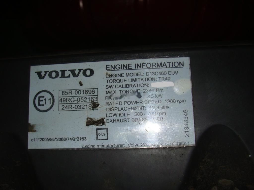 Volvo D13C460 EUV Volvo FH13 - Engine for Truck: picture 1 Volvo D13C460 EUV Volvo FH13 - Engine for Truck: picture 1