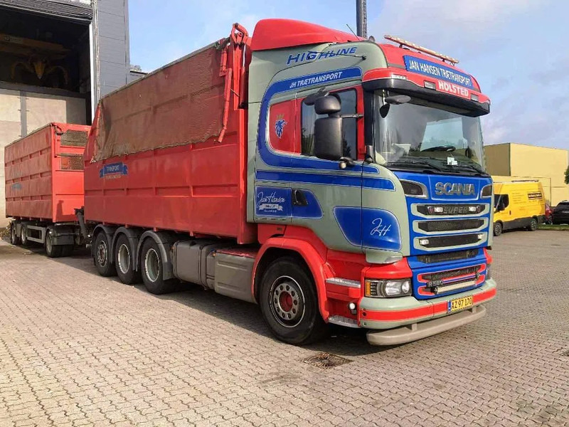 Scania R580 V8 Inkl Palfinger Epsilon Crane. 3 way tipper. Air/ Air suspension. inkl Trailer - Tipper: picture 2 Scania R580 V8 Inkl Palfinger Epsilon Crane. 3 way tipper. Air/ Air suspension. inkl Trailer - Tipper: picture 2