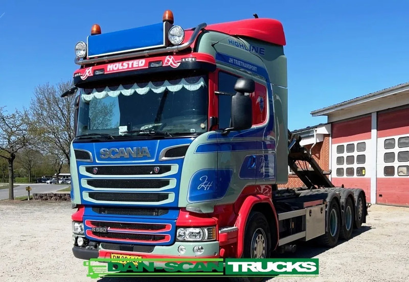 Scania R580 V8 hoglift. Air / Air suspension. - Hook lift truck: picture 1 Scania R580 V8 hoglift. Air / Air suspension. - Hook lift truck: picture 1