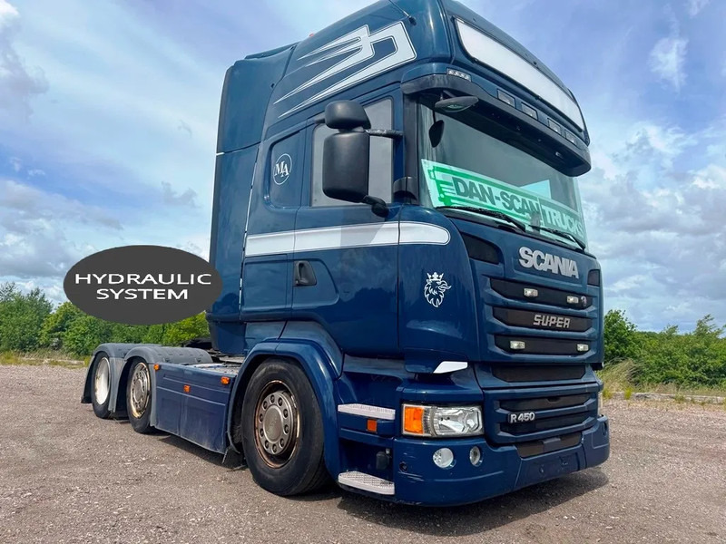 Scania R450 Mega 105cm Twensteer. Hydr. system. Air / Air suspension. - Tractor unit: picture 2 Scania R450 Mega 105cm Twensteer. Hydr. system. Air / Air suspension. - Tractor unit: picture 2