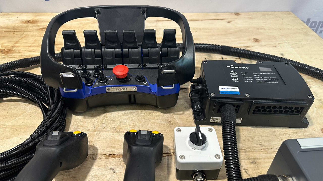 Forestry equipment Proportional Valve Walvoil DPX100 with Control Scanreco RC400 and JP Joysticks Danfoss for Parker, Nordhyraulic, Fassi, Hiab: picture 15