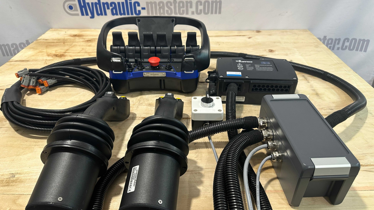 Forestry equipment Proportional Valve Walvoil DPX100 with Control Scanreco RC400 and JP Joysticks Danfoss for Parker, Nordhyraulic, Fassi, Hiab: picture 8