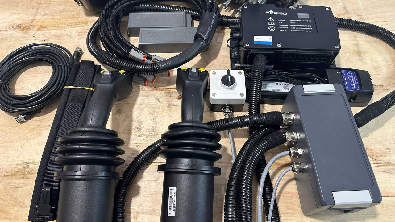 Forestry equipment Proportional Valve Walvoil DPX100 with Control Scanreco RC400 and JP Joysticks Danfoss for Parker, Nordhyraulic, Fassi, Hiab: picture 21