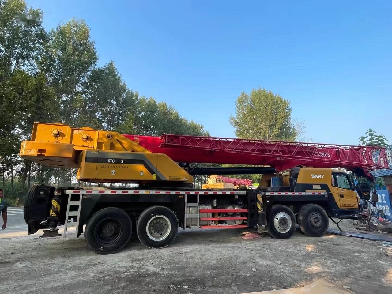 Sany Used Sany STC800 Original 80 Ton Mobile Crane Truck Truck Mounte - Mobile crane: picture 4 Sany Used Sany STC800 Original 80 Ton Mobile Crane Truck Truck Mounte - Mobile crane: picture 4