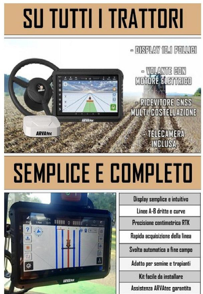 Guida satellitare RTK ARVANav3 - Navigation system for Agricultural machinery: picture 4 Guida satellitare RTK ARVANav3 - Navigation system for Agricultural machinery: picture 4