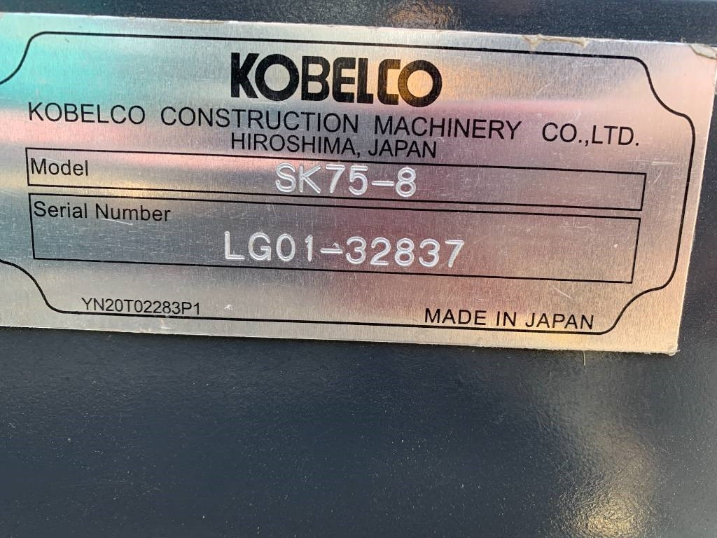 Kobelco SK 75 - Crawler excavator: picture 5 Kobelco SK 75 - Crawler excavator: picture 5