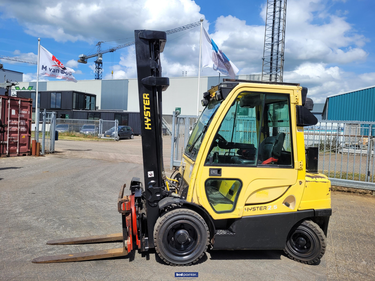 HYSTER 2.5T DIESEL HEFTRUCK met rotator. - Diesel forklift: picture 2 HYSTER 2.5T DIESEL HEFTRUCK met rotator. - Diesel forklift: picture 2
