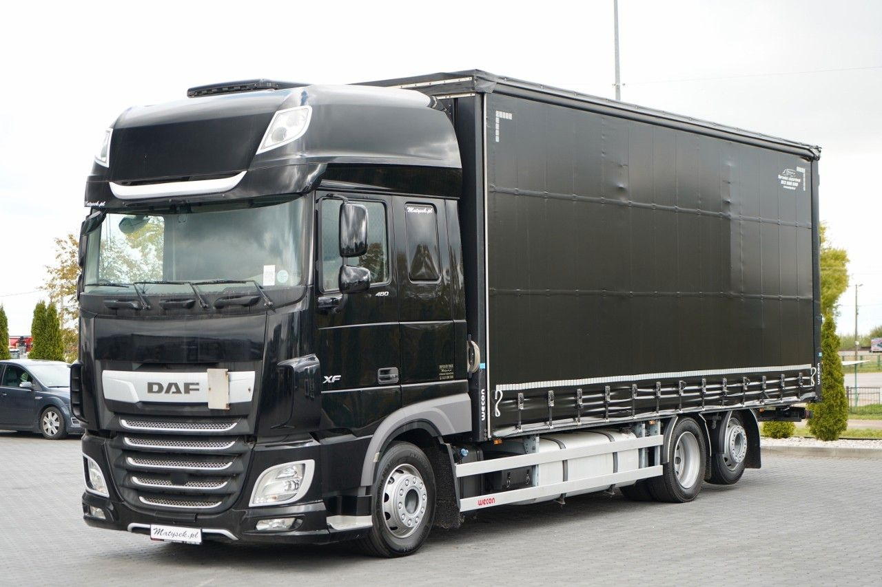 DAF XF 480 / SOLÓWKA / 6X2 / MEGA / OŚ PODNOSZONA / - Curtainsider truck: picture 3 DAF XF 480 / SOLÓWKA / 6X2 / MEGA / OŚ PODNOSZONA / - Curtainsider truck: picture 3