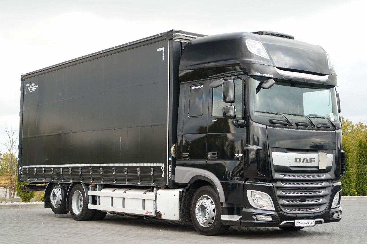 DAF XF 480 / SOLÓWKA / 6X2 / MEGA / OŚ PODNOSZONA / - Curtainsider truck: picture 1 DAF XF 480 / SOLÓWKA / 6X2 / MEGA / OŚ PODNOSZONA / - Curtainsider truck: picture 1