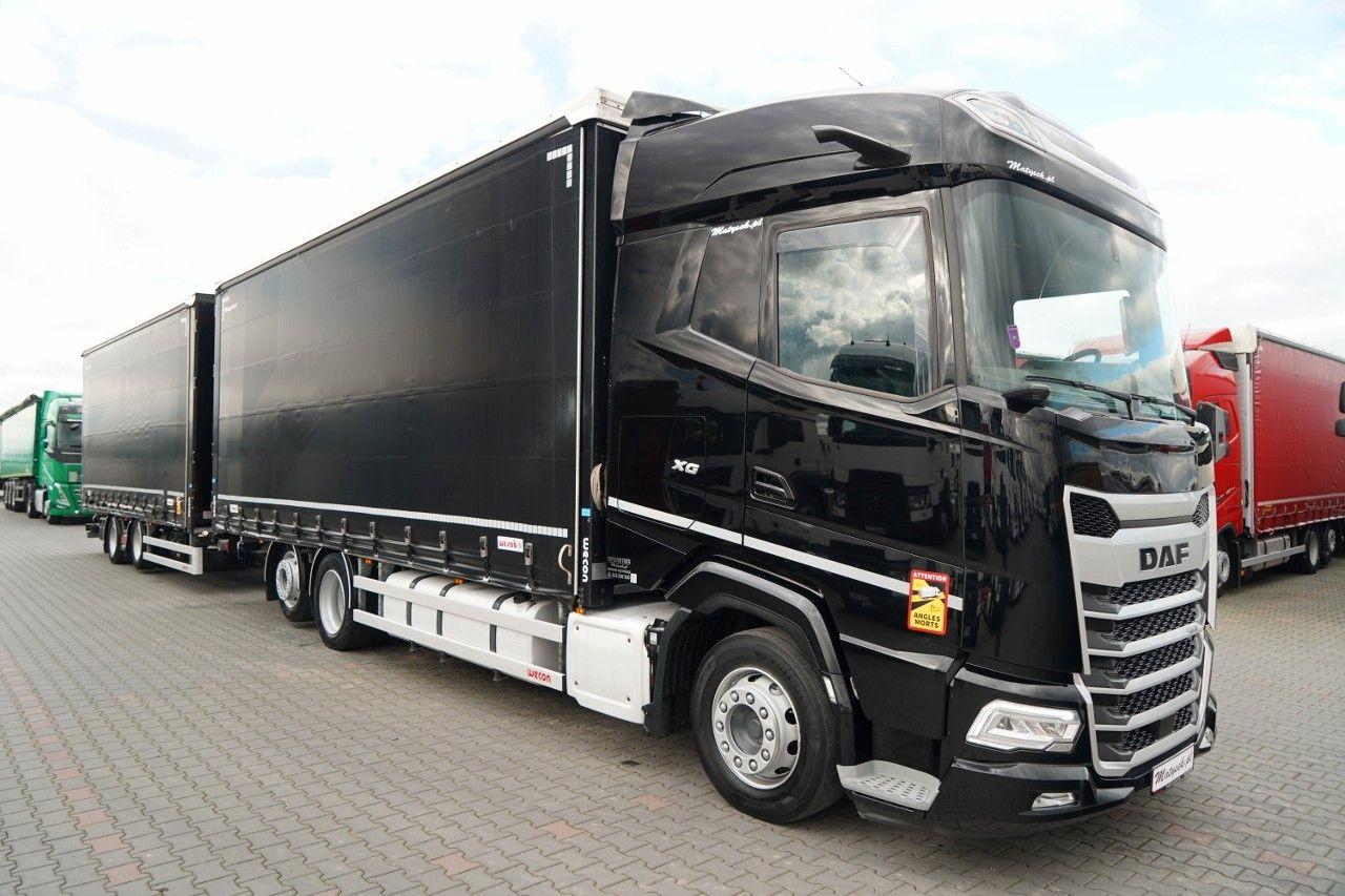 DAF XG 480 / ZESTAW TANDEM / 120 M3 / PRZEJAZDOWY / - Curtainsider truck: picture 4 DAF XG 480 / ZESTAW TANDEM / 120 M3 / PRZEJAZDOWY / - Curtainsider truck: picture 4
