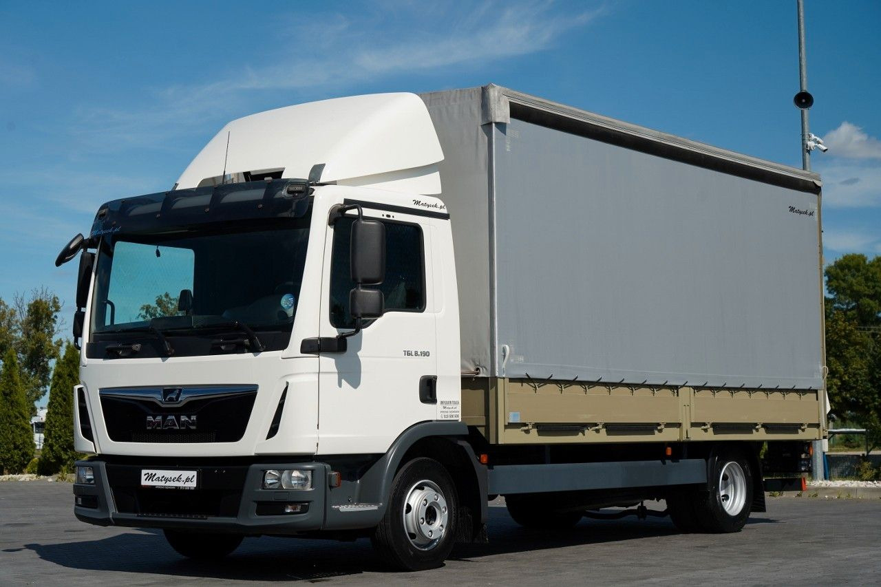 MAN TGL 8.190 / SOLÓWKA / BURTO-FIRANKA / BURTOWA - Curtainsider truck: picture 1 MAN TGL 8.190 / SOLÓWKA / BURTO-FIRANKA / BURTOWA - Curtainsider truck: picture 1