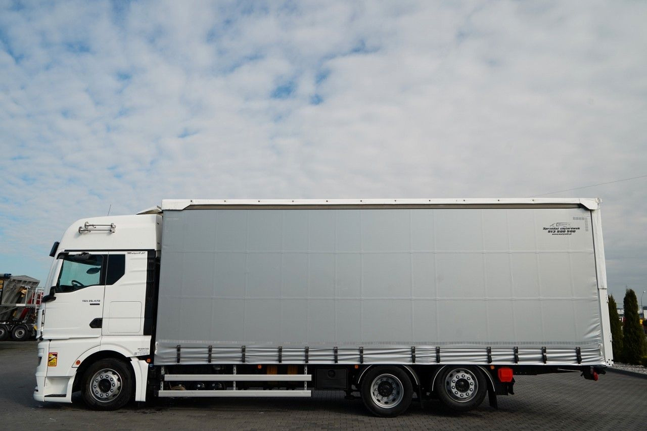 MAN TGX 26.470 / 6x2 / FIRANKA / SOLÓWKA / 6x2 / 12 - Curtainsider truck: picture 3 MAN TGX 26.470 / 6x2 / FIRANKA / SOLÓWKA / 6x2 / 12 - Curtainsider truck: picture 3