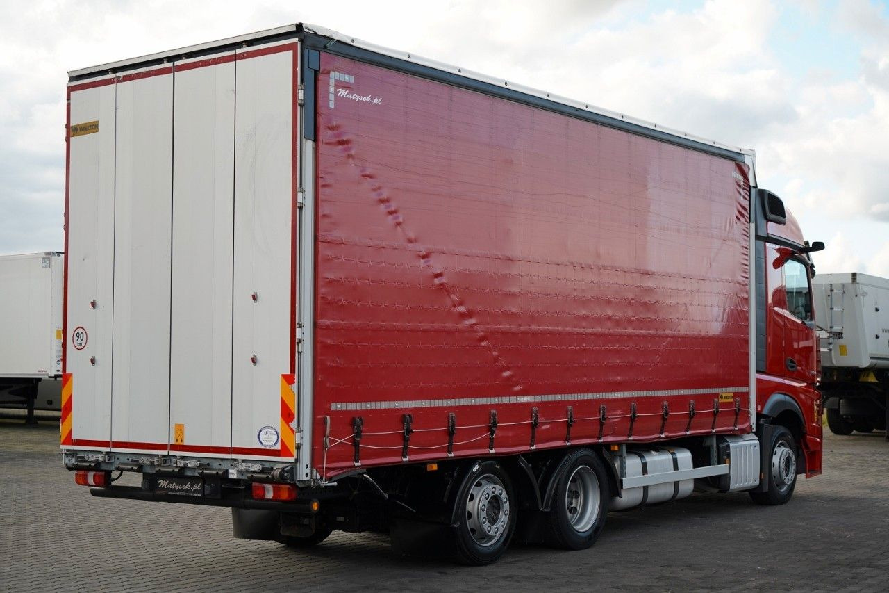 Mercedes-Benz ACTROS 2545 / SOLÓWKA  / 6x2 / OŚ PODNOSZONA / B - Curtainsider truck: picture 4 Mercedes-Benz ACTROS 2545 / SOLÓWKA  / 6x2 / OŚ PODNOSZONA / B - Curtainsider truck: picture 4