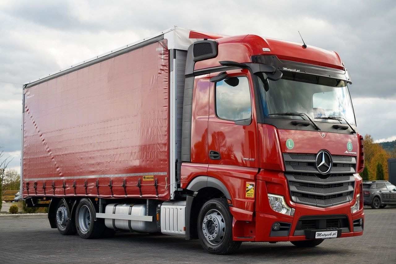 Mercedes-Benz ACTROS 2545 / SOLÓWKA  / 6x2 / OŚ PODNOSZONA / B - Curtainsider truck: picture 5 Mercedes-Benz ACTROS 2545 / SOLÓWKA  / 6x2 / OŚ PODNOSZONA / B - Curtainsider truck: picture 5