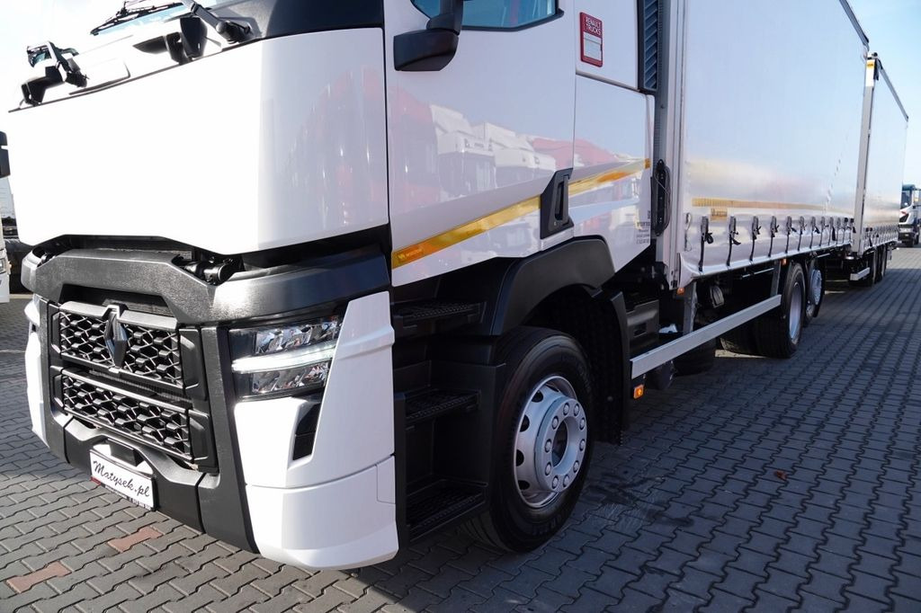 Renault T 440 / 13 LITROWA / ZESTAW TANDEM PRZEJAZDOWY - Curtainsider truck: picture 4 Renault T 440 / 13 LITROWA / ZESTAW TANDEM PRZEJAZDOWY - Curtainsider truck: picture 4