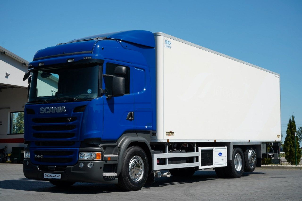 Scania R 410 / 6X2 / CHŁODNIA / SOLÓWKA / Agregat CARRI - Refrigerator truck: picture 4 Scania R 410 / 6X2 / CHŁODNIA / SOLÓWKA / Agregat CARRI - Refrigerator truck: picture 4
