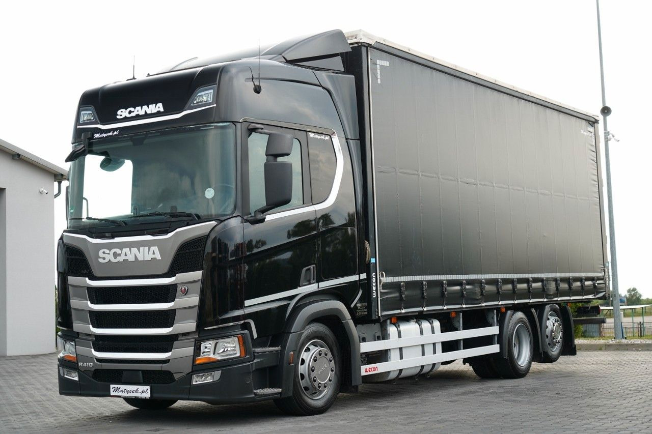 Scania R 410 / 6x2 / FIRANKA - 7,8 m / SOLÓWKA / PODNOS Scania R 410 / 6x2 / FIRANKA - 7,8 m / SOLÓWKA / PODNOS - Curtainsider truck: picture 1 Scania R 410 / 6x2 / FIRANKA - 7,8 m / SOLÓWKA / PODNOS Scania R 410 / 6x2 / FIRANKA - 7,8 m / SOLÓWKA / PODNOS - Curtainsider truck: picture 1