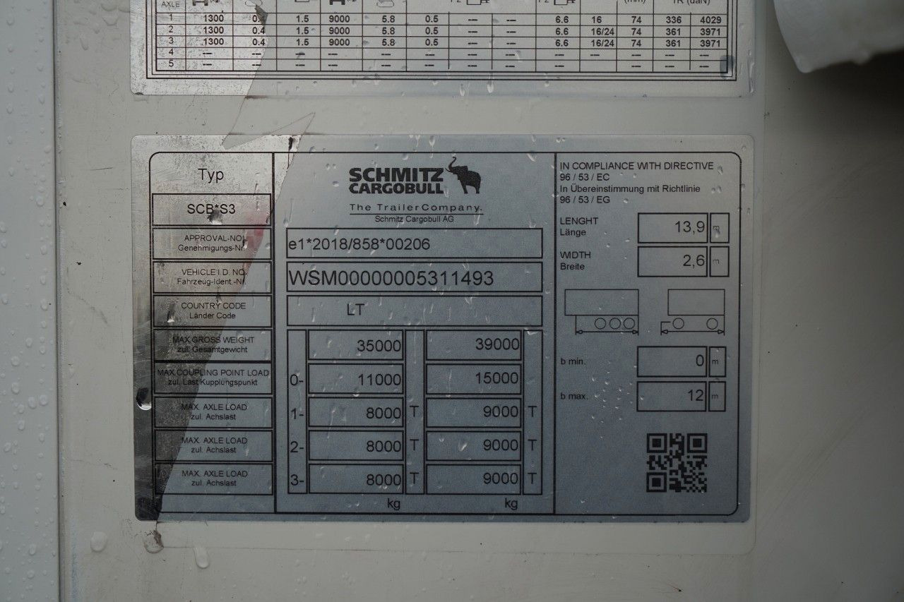 Refrigerator semi-trailer Schmitz Cargobull REFRIGERATED / FLOWER / THERMO KING / SLX 300 /: picture 27