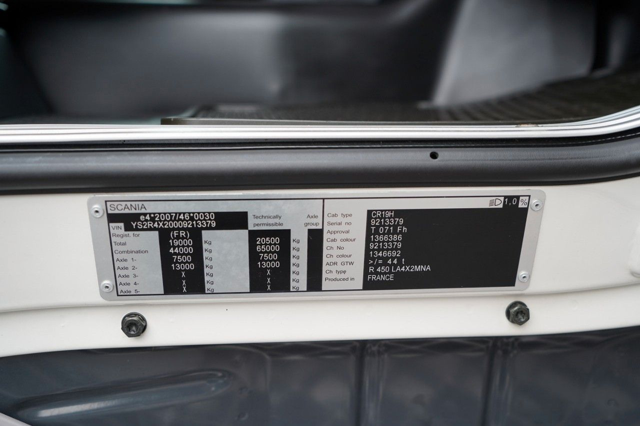 Tractor unit Scania R 450 / RETARDER / ADR AT / I-PARK COOL / PO KO: picture 18