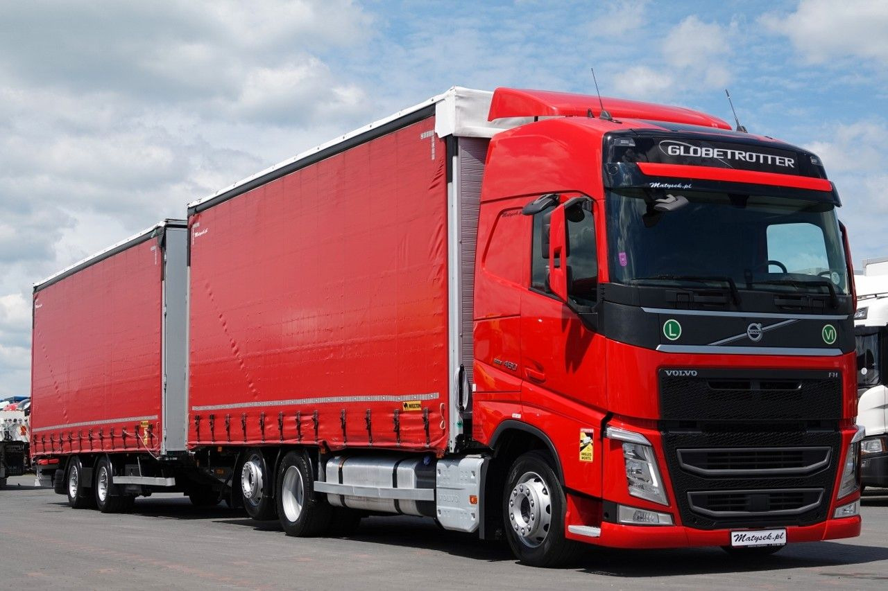 Volvo FH 460 / ZESTAW TANDEM 120 M3 / I-PARK COOL - Curtainsider truck: picture 1 Volvo FH 460 / ZESTAW TANDEM 120 M3 / I-PARK COOL - Curtainsider truck: picture 1