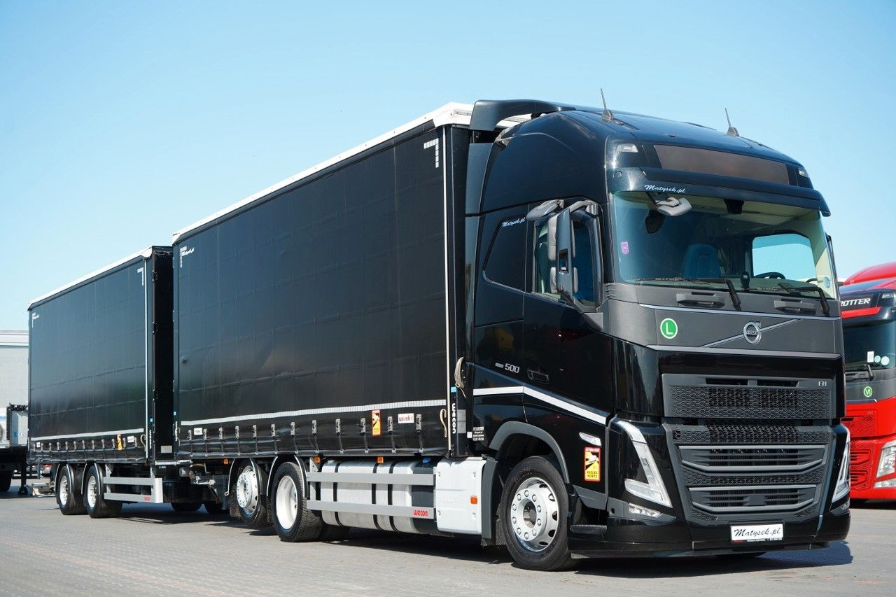 Volvo FH 500 / I-SAVE / XL / ZESTAW TANDEM PRZEJAZDOWY - Curtainsider truck: picture 1 Volvo FH 500 / I-SAVE / XL / ZESTAW TANDEM PRZEJAZDOWY - Curtainsider truck: picture 1