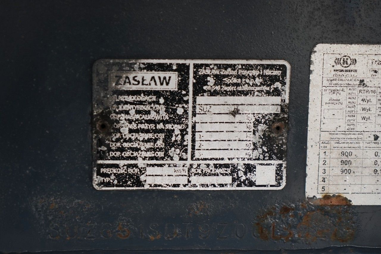 Dropside/ Flatbed semi-trailer ZASŁAW PLATFORMA NISKOPODWOZIOWA + HAKI PODKONTENERY: picture 23 Dropside/ Flatbed semi-trailer ZASŁAW PLATFORMA NISKOPODWOZIOWA + HAKI PODKONTENERY: picture 23