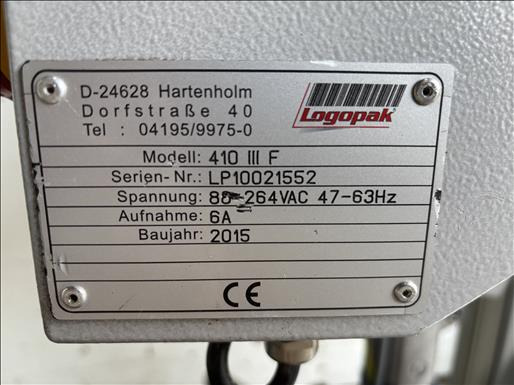 Packaging machinery Logopak 410 IIIF Labeller: picture 8 Packaging machinery Logopak 410 IIIF Labeller: picture 8