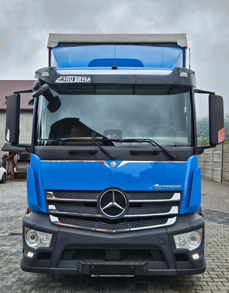 Mercedes-Benz ACTROS 1835 / FIRANKA / WINDA / 19 EUROPALET / AUTOMAT / Z NIEMIEC / 2016/DUŻA ŁADOWNOŚĆ - Curtainsider truck: picture 3 Mercedes-Benz ACTROS 1835 / FIRANKA / WINDA / 19 EUROPALET / AUTOMAT / Z NIEMIEC / 2016/DUŻA ŁADOWNOŚĆ - Curtainsider truck: picture 3