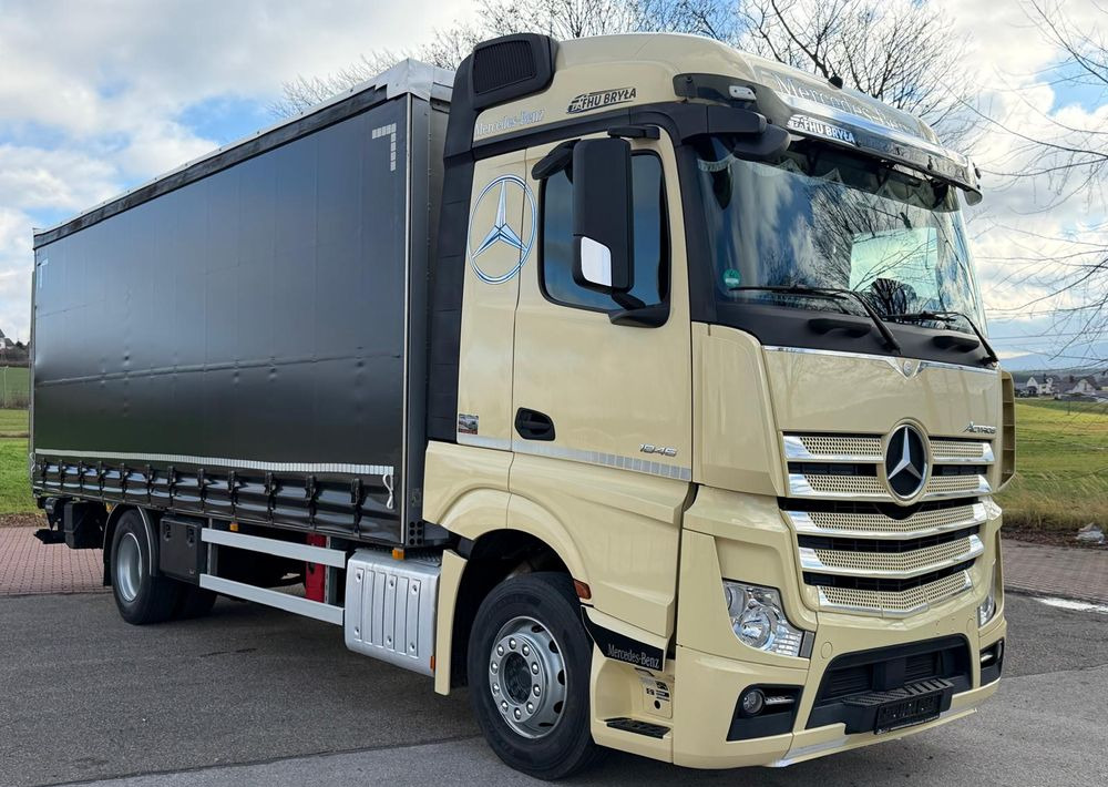 Mercedes-Benz ACTROS 1846 / FIRANKA / WINDA / 18 EUROPALET / AUTOMAT / Z NIEMIEC / 2019 / PRZEBIEG 370 TYŚ KM - Curtainsider truck: picture 2 Mercedes-Benz ACTROS 1846 / FIRANKA / WINDA / 18 EUROPALET / AUTOMAT / Z NIEMIEC / 2019 / PRZEBIEG 370 TYŚ KM - Curtainsider truck: picture 2