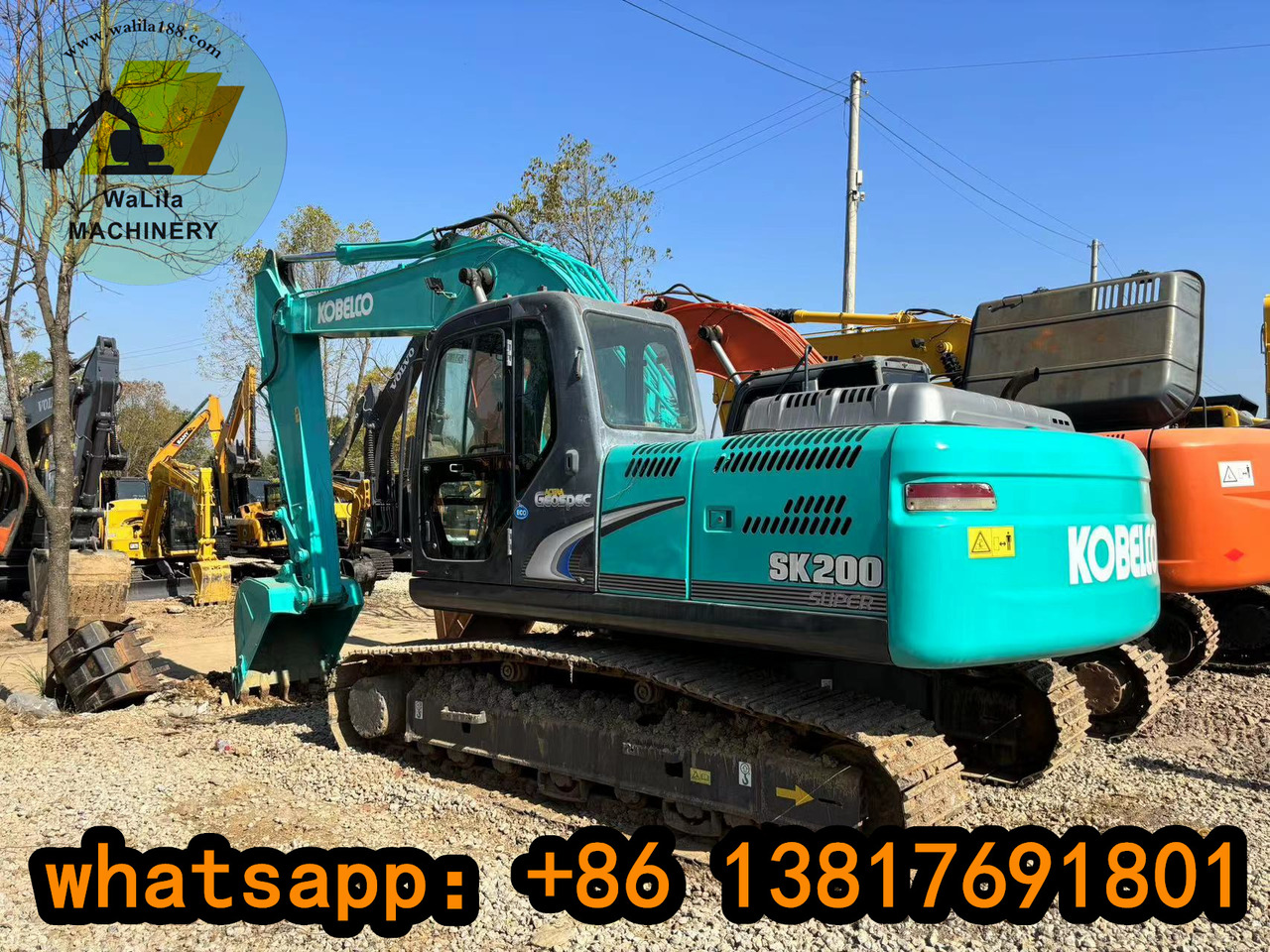 KOBELCO SK 200-8 - Crawler excavator: picture 1 KOBELCO SK 200-8 - Crawler excavator: picture 1
