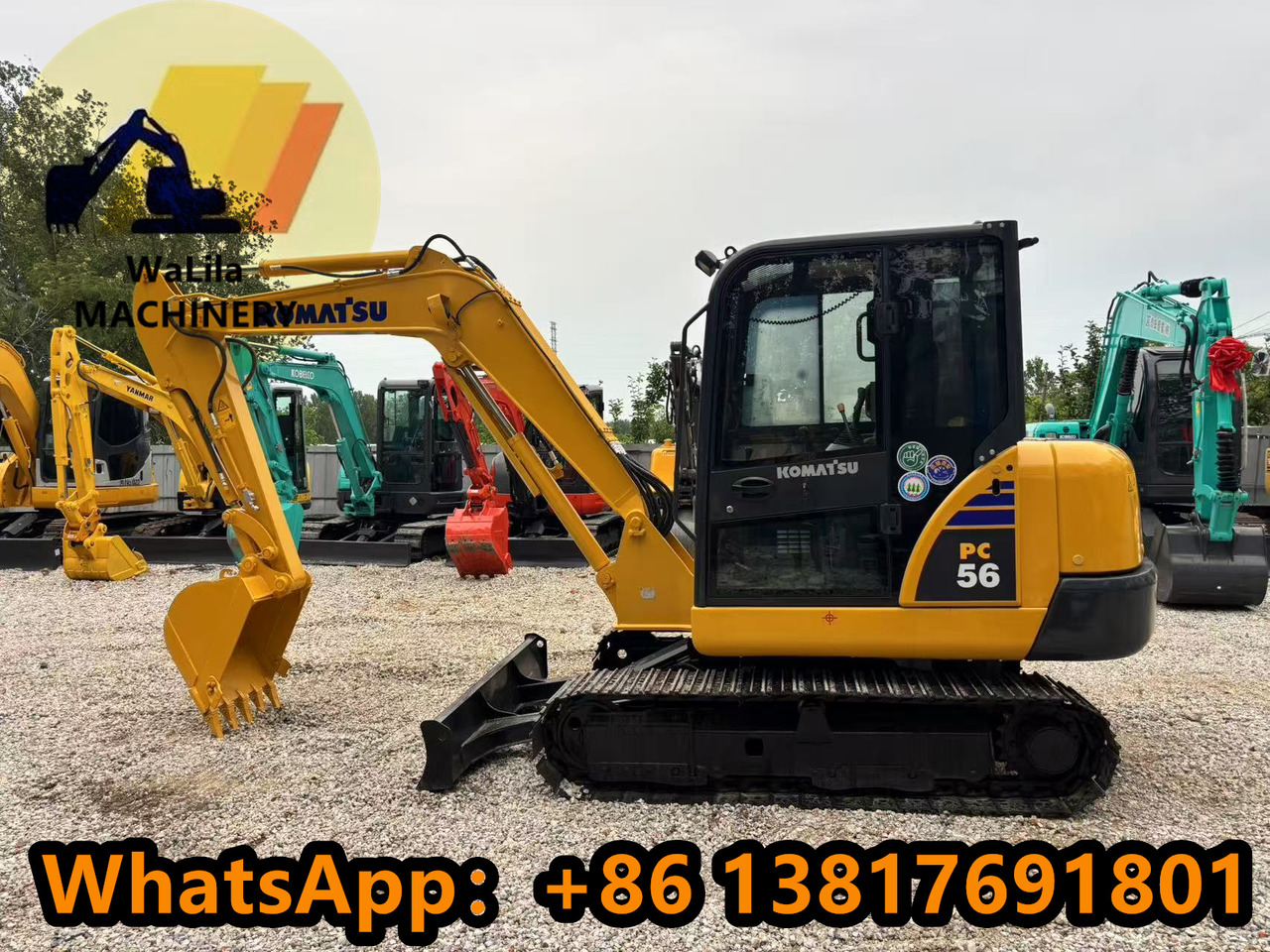 KOMATSU PC56-7 - Mini excavator: picture 4 KOMATSU PC56-7 - Mini excavator: picture 4