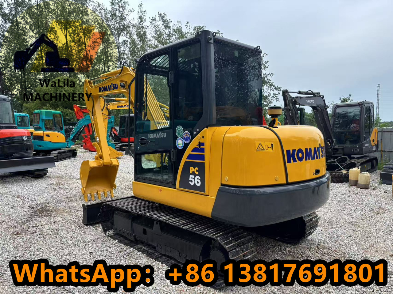 KOMATSU PC56 - Mini excavator: picture 3 KOMATSU PC56 - Mini excavator: picture 3