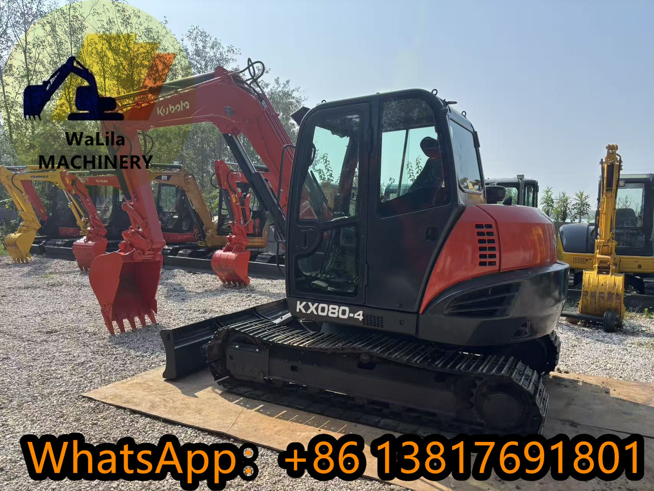 KUBOTA KX080 - Mini excavator: picture 1 KUBOTA KX080 - Mini excavator: picture 1