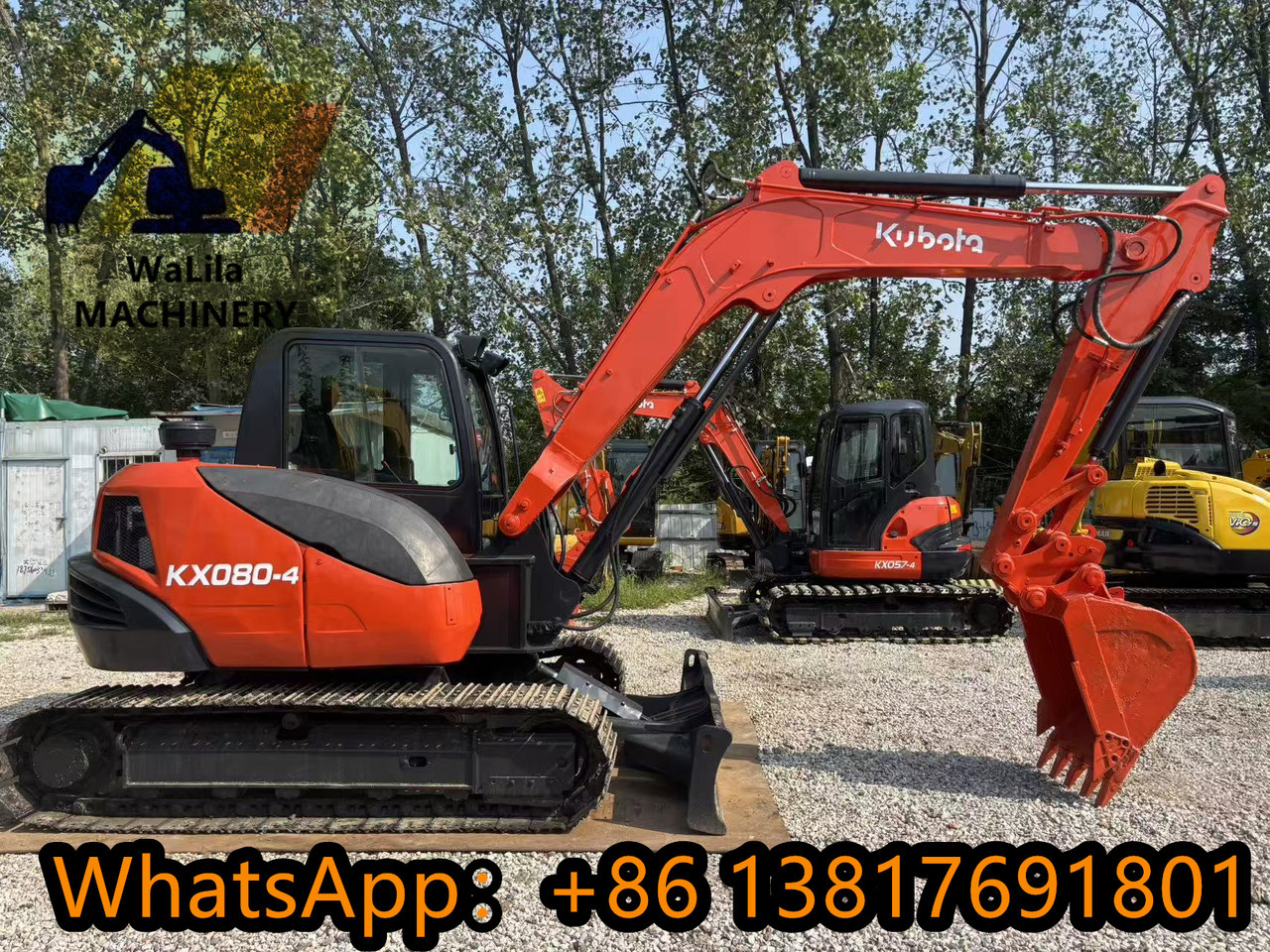 KUBOTA KX080 - Mini excavator: picture 5 KUBOTA KX080 - Mini excavator: picture 5