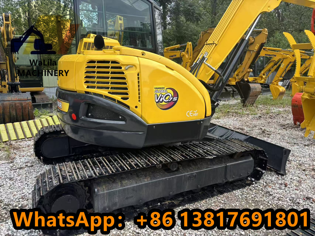 YANMAR VIO75 - Mini excavator: picture 5 YANMAR VIO75 - Mini excavator: picture 5