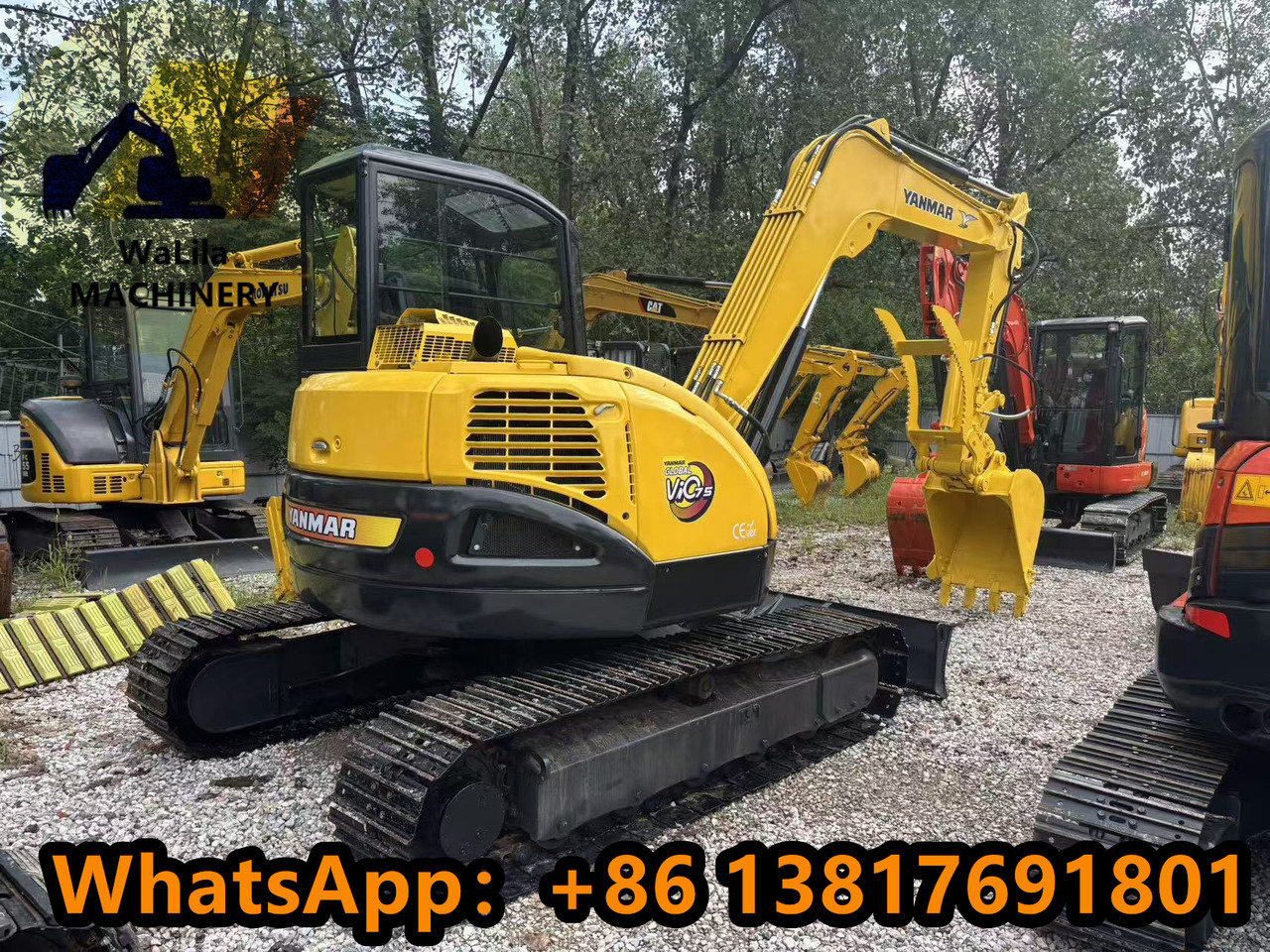 YANMAR VIO75 - Mini excavator: picture 4 YANMAR VIO75 - Mini excavator: picture 4