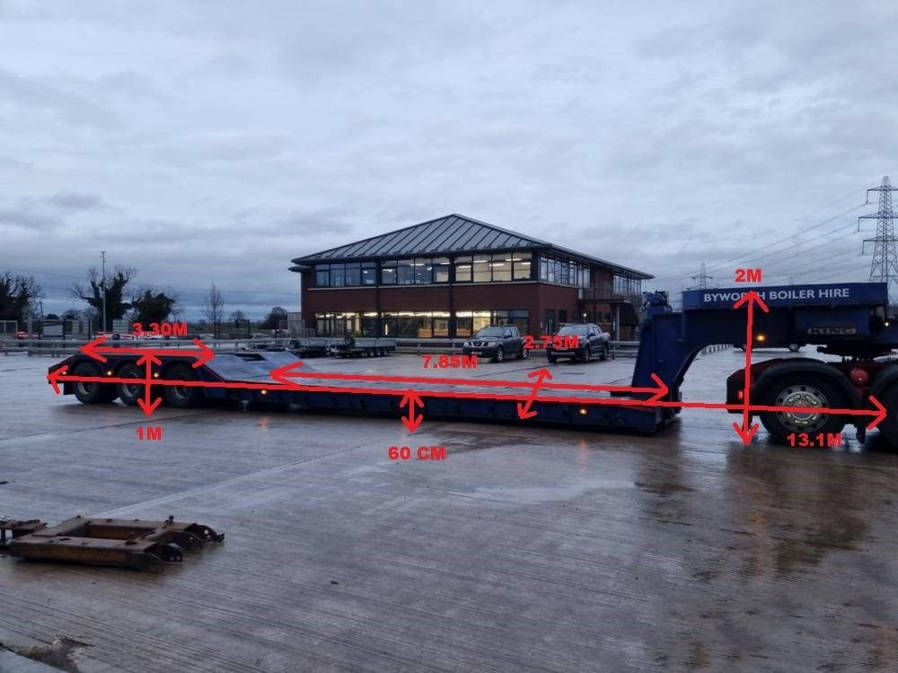King GTL70/3HS - Low loader semi-trailer: picture 1 King GTL70/3HS - Low loader semi-trailer: picture 1