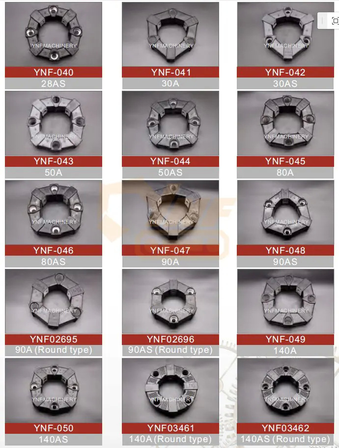 YNF Factory Wholesale Flexible Rubber Coupling CF-A For Excavator Air Compressor Connecting Glue Assembly - Clutch and parts: picture 5 YNF Factory Wholesale Flexible Rubber Coupling CF-A For Excavator Air Compressor Connecting Glue Assembly - Clutch and parts: picture 5