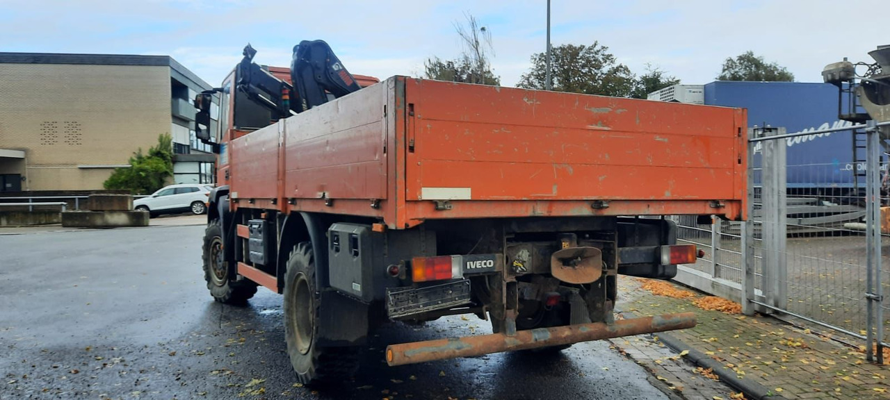 Dropside/ Flatbed truck, Crane truck Iveco ML110-220 4x4 mit Kran+Funk: picture 11