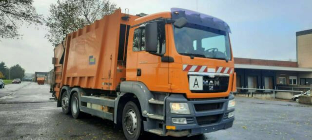 MAN 26.320 Müllwagen Faun Variopress - Garbage truck: picture 1 MAN 26.320 Müllwagen Faun Variopress - Garbage truck: picture 1