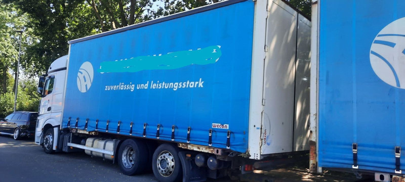Mercedes-Benz 2642 Jumbozug Mit Hänger - Curtainsider truck: picture 2 Mercedes-Benz 2642 Jumbozug Mit Hänger - Curtainsider truck: picture 2