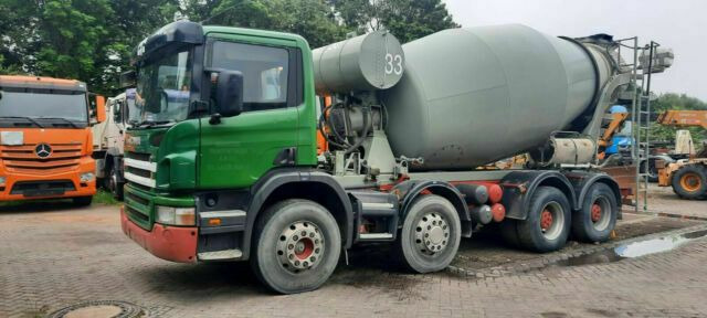 Scania P340PS 4-Achser 8x4 Betonmischer Euro:4 - Concrete mixer truck: picture 1 Scania P340PS 4-Achser 8x4 Betonmischer Euro:4 - Concrete mixer truck: picture 1