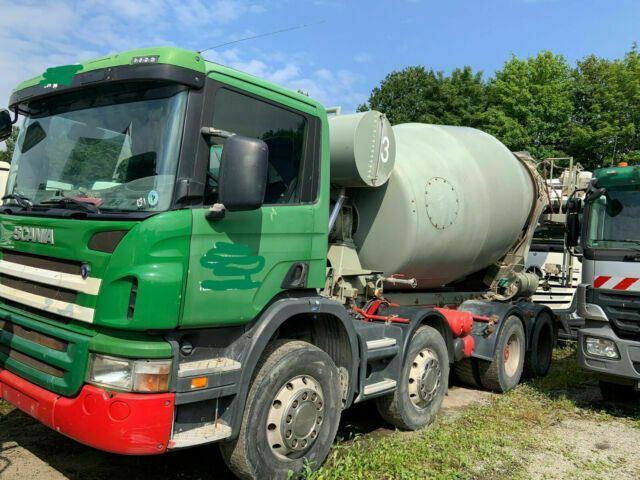 Scania P340PS 8x4 Blatt/Blatt 1-Hand - Concrete mixer truck: picture 1 Scania P340PS 8x4 Blatt/Blatt 1-Hand - Concrete mixer truck: picture 1