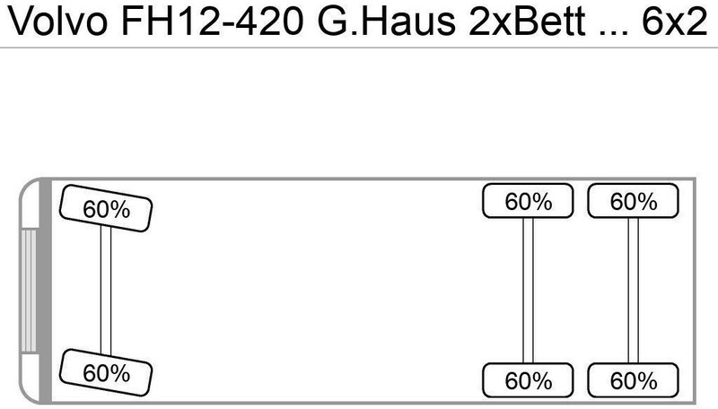 Hook lift truck Volvo FH12-420 G.Haus 2xBett Klima Schaltgetriebe Reta: picture 6 Hook lift truck Volvo FH12-420 G.Haus 2xBett Klima Schaltgetriebe Reta: picture 6