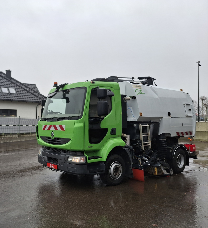 Renault Midlum 220 Zamiatarka Kehrmaschine PM10 L/R 2 Motoren JOHNSTON SEMAT - Road sweeper: picture 2 Renault Midlum 220 Zamiatarka Kehrmaschine PM10 L/R 2 Motoren JOHNSTON SEMAT - Road sweeper: picture 2