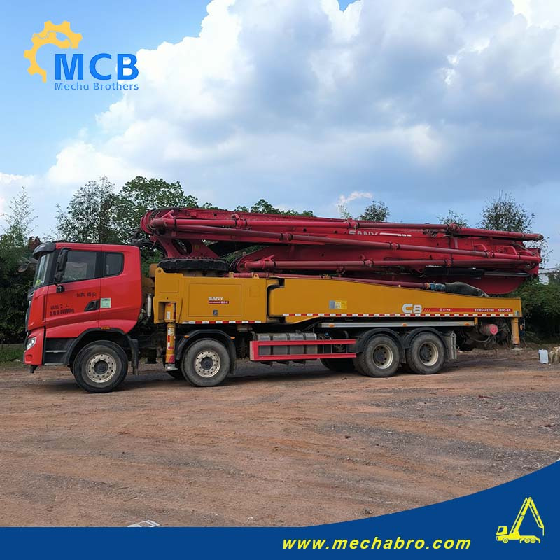 SANY SYM5445THB - Concrete pump truck: picture 4 SANY SYM5445THB - Concrete pump truck: picture 4